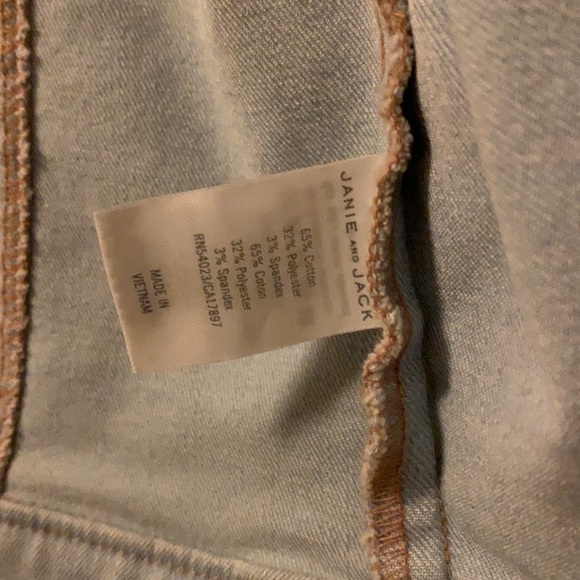 Girls 3T to 4T Janie and Jack Denim Jacket - Picture 7 of 7